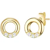 Glanzstücke Boucles d'oreilles or / argent