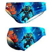 Turbo Ciber-dive Swimming Brief Multicolore 6XL Homme