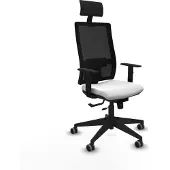 Piqueras Y Crespo Chaise de bureau avec appui-tête 1D066G1 Blanc