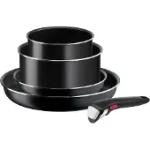 Tefal Ingenio Easy Cook & Clean, Poêle + casserole, Noir