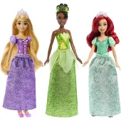 Mattel Set de 3 poupées Princesse, , Plastique, Avec accessoires, Multicolore