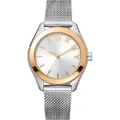 DKNY Astoria Logo 34 Mm Woman Watch Argenté Femme