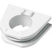 JUNG 193-2 Raccord de tuyau (Fiches et connecteurs), Câble : accessoires, Blanc