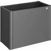 Biohort jardinière surélevée 1 x 0,5 gris foncé métallisé