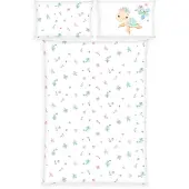 Herding Literie en flanelle Little Turtle (100 x 135 cm, 40 x 60 cm)
