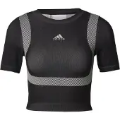 Adidas Originals T-shirt bébé Techfit sans coutures Femme Noir/Blanc