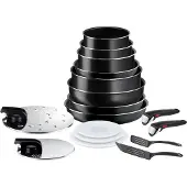 Tefal L1599702 Ingenio Easy On batterie de cuisine 17 pcs. noir