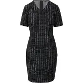 Comma Robe noir / blanc