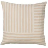 Broste Copenhagen Housses de coussins FRANKIE - Marron - 50x50 cm