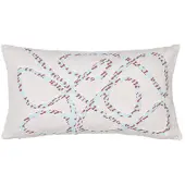 Broste Copenhagen Housses de coussins KNUD - Bleu - 40x60 cm