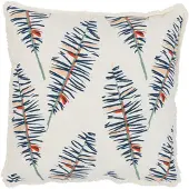 Sema Housses de coussins TROPIC'ART - Blanc - 45x45 cm