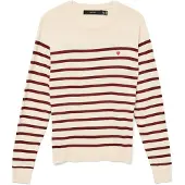Vero Moda Pull-over 'VMDORY' crème / lie de vin
