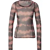 Monki T-shirt framboise / noir