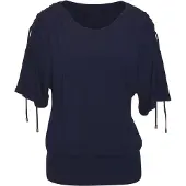 LASCANA T-shirt bleu marine