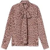 Lola Casademunt Chemisier marron / rosé