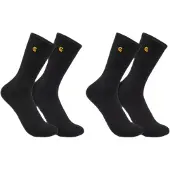 Carhartt Midweight Crew Chaussettes - Paquet de 2