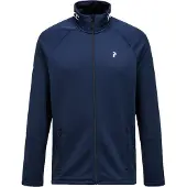Peak Performance Veste en polaire bleu foncé