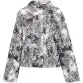 IZIA Veste mi-saison gris / gris clair / blanc