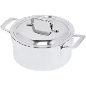 Demeyere Intense 5 Kookpot 18 cm met dubbelwandig deksel, Poêle + casserole, Argent