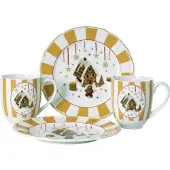 Hutschenreuther Set 4-pièces Christmas Love beige 02488-727513-29213