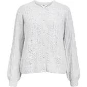 Object Cardigan 'OBJFlora' gris clair