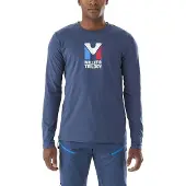 Millet Chamonix Trilogy Long Sleeve T-shirt Bleu S Homme