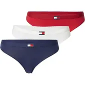 Tommy Hilfiger Uw0uw06139 Thong 3 Units Multicolore XS Femme