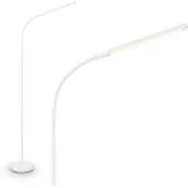 B.K.Licht Lampadaire LED Lampe sur pied Dimmable Touch Blanc chaud Orientable