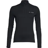 Vaude Livigno Ii Half Zip Long Sleeve T-shirt Noir 38 Femme