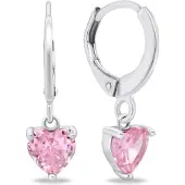 Brilio Silver - Boucles d'oreilles hoop Silver Hearts EA654WP