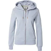 Superdry Essential Logo Full Zip Sweatshirt Bleu S Femme