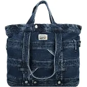 Replay sac shopper sac à épaule Denim Shopper Blu Denim bleu