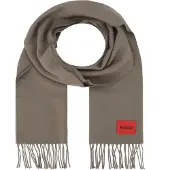 HUGO Écharpe taupe / rouge / noir