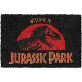 Jurassic World Jurassic Park Doormat Noir