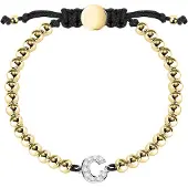 La Petite Story Boules Letter C Bracelet Doré Femme