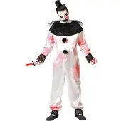 Atosa Bloody Clown Costume Blanc XS-S Enfants