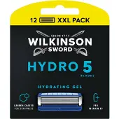Wilkinson Lames de rasoir Hydro 5 Hydrating Gel, paquet de 12