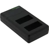PATONA Chargeur Twin Performance Fuji NP-W126 (Chargeur de batterie d'appareil photo), Alimentation pour appareil photo, Noir
