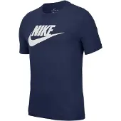 Nike T-Shirt bleu marine / blanc
