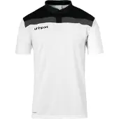 Uhlsport Offense 23 Polo Hommes - Blanc / Noir / Anthracite