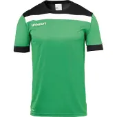 Uhlsport Offense 23 Maillot manches courtes homme - Vert / Noir / Blanc