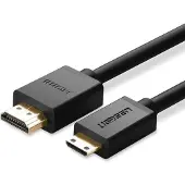 UGREEN mini HDMI (type C) - HDMI (type A) (1.50 m), Câble vidéo, Noir