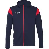 Uhlsport Veste à capuche Squad 27 enfants - Marine / Rouge