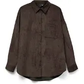 Vero Moda Chemisier 'VMSANNE' chocolat