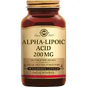 Solgar , Acide Alpha-Lipoïque, 200 mg, 50 Gélules Végétales