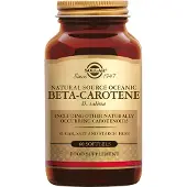 Solgar Bêta-Carotène 7mg - Solaire - Préparation au soleil - Beauté - 60 capsules 60 pc(s) Capsule(S) Douce(S)