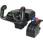 Logitech Système Pro Flight Yoke (PC), Manette, Noir