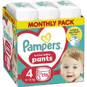 Pampers 176 Couches Baby Dry Taille 4