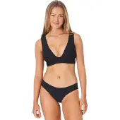 Rip Curl Femmes, Bikini, Women's Premium Surf Deep V, Noir, (L)