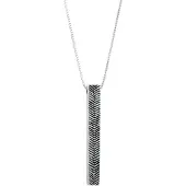 KUZZOI Chaîne 'Geo' argent